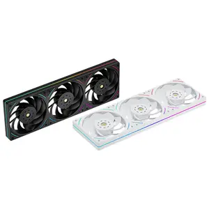 New Style for TL-UB36R 2150 RPM PWM Fluid Bearing ARGB LED Computer Case Fan with Reverse Plastic Heatsink