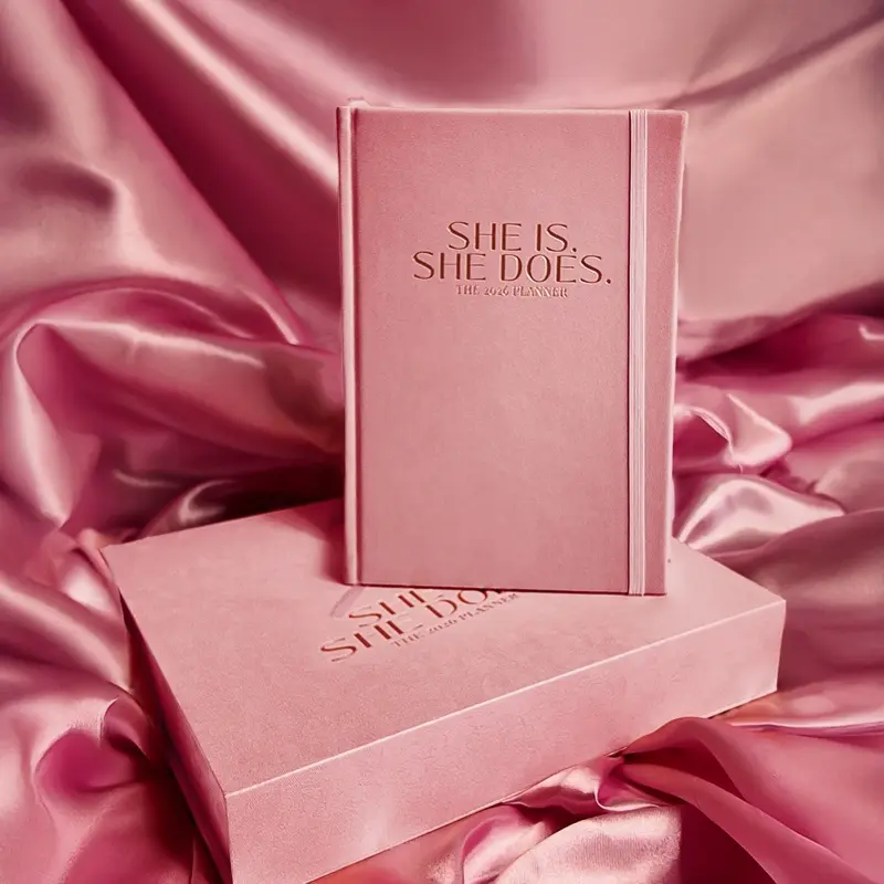 She Is. She Does 2026 Planner 460 Page Yearly Planner For Women Inspirational Organization L Career & Self-Help Book for Personal Development Change New Year Planner