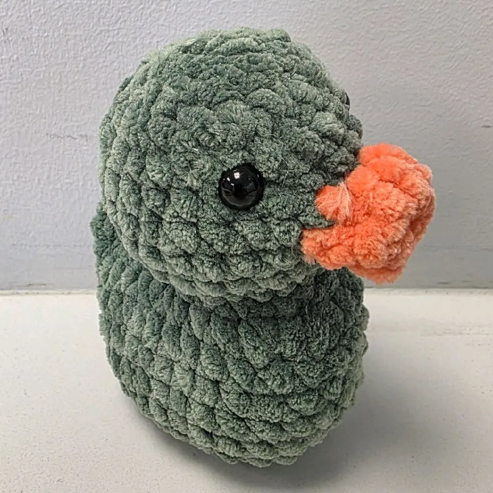 Super Cute Stuffed Chenille Crochet Ducky- Multiple colors available  - Soft 3-4 Inch Plushie - Great Gift for kids over 3!