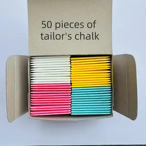 50PCS color invisible chalk, clothing fabric marking tailoring, high-temperature ironing disappearing, used for sewing, tailoring, colors, suitable for precise pattern marking, sewing supplies, Sewing Products, Sewing Accessories And Supplies