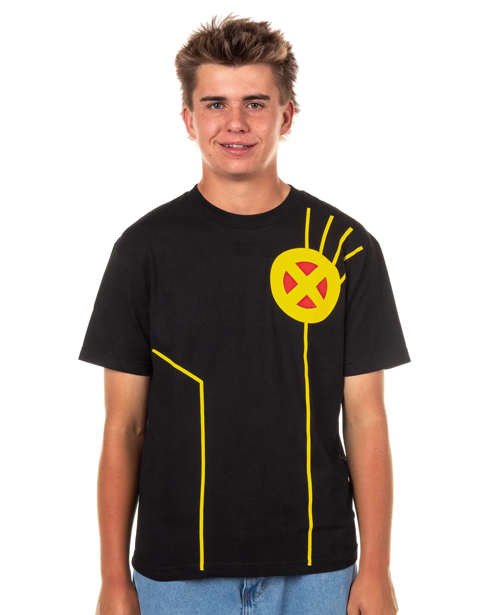 Marvel Comics X-Men Shirt Men's Cyclops Short Sleeve Costume Tee