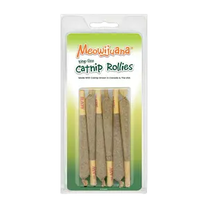 King Size Catnip Rollies - Organic Dried Premium Ground Catnip