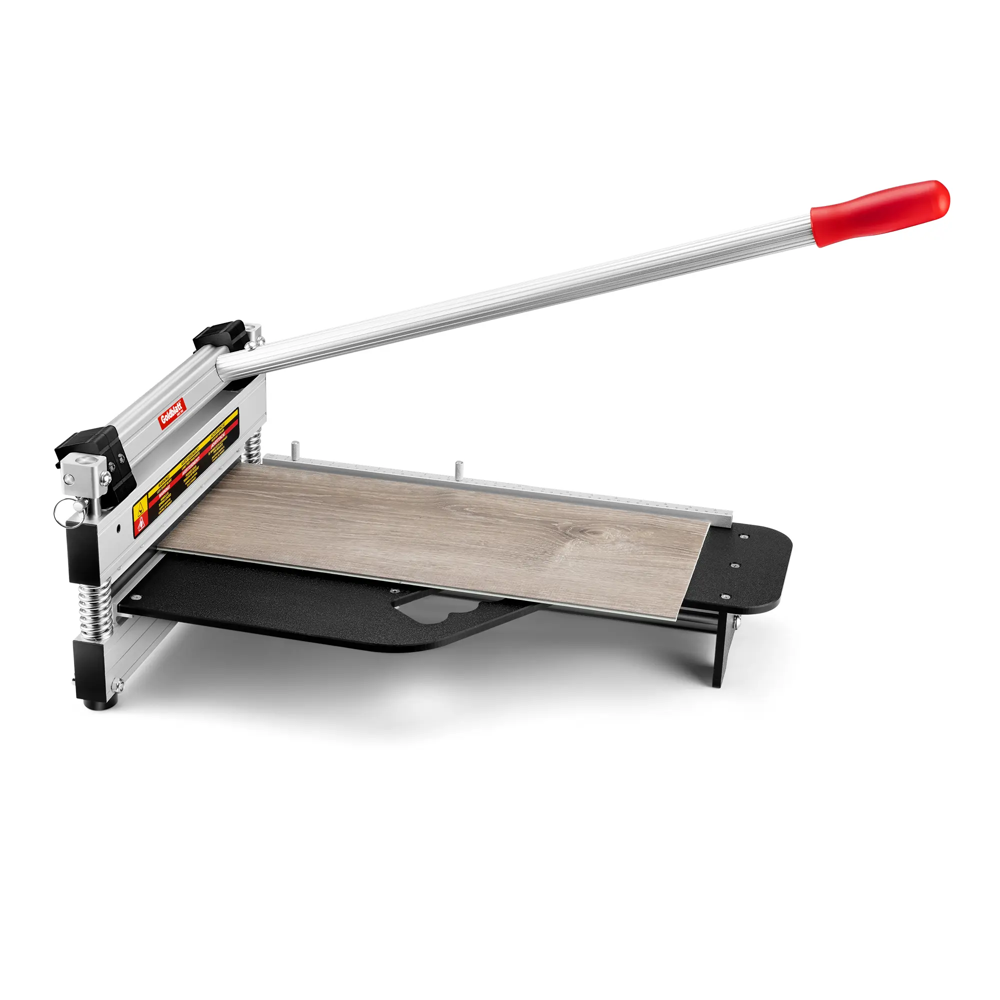 #backtoschool Goldblatt 13" Laminate Floor Cutter, Professional Vinyl Floor Cutter, Aluminum Alloy Body, Tungsten Steel Blade - Cuts Parquet, Engineered Hardwood, VCT, LVT, SPC, PVC, LVP, WPC