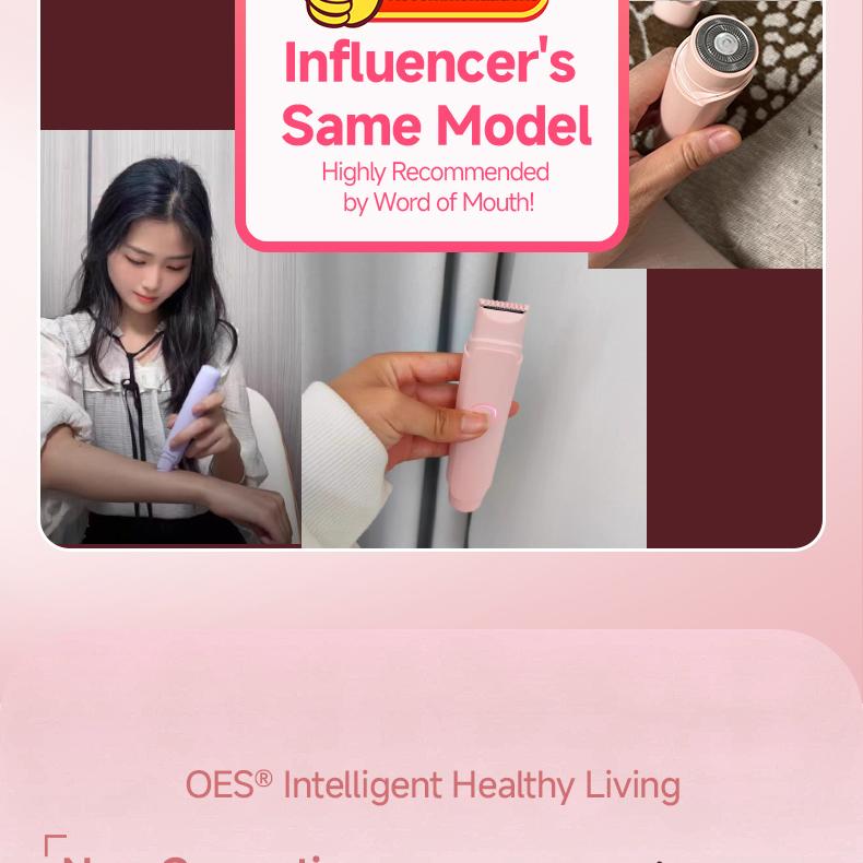 OES Electric Hair Remover Painless Epilator for Women, Portable Facial & Body Shaver for Lip, Chin, Arms & Legs, USB Rechargeable Shaver for Home & Travel OES Electric Hair Remover Painless Epilator for Women, Portable Facial & Body Shaver for Lip, Chin, Arms & Legs, USB Rechargeable Shaver for Home & Travel