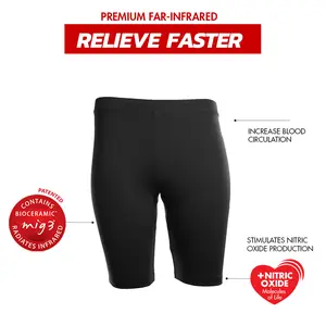 Invel®  Active Therapeutic Basic Shorts with Bioceramic MIG3® Far-Infrared Technology - Cellulite Treatment