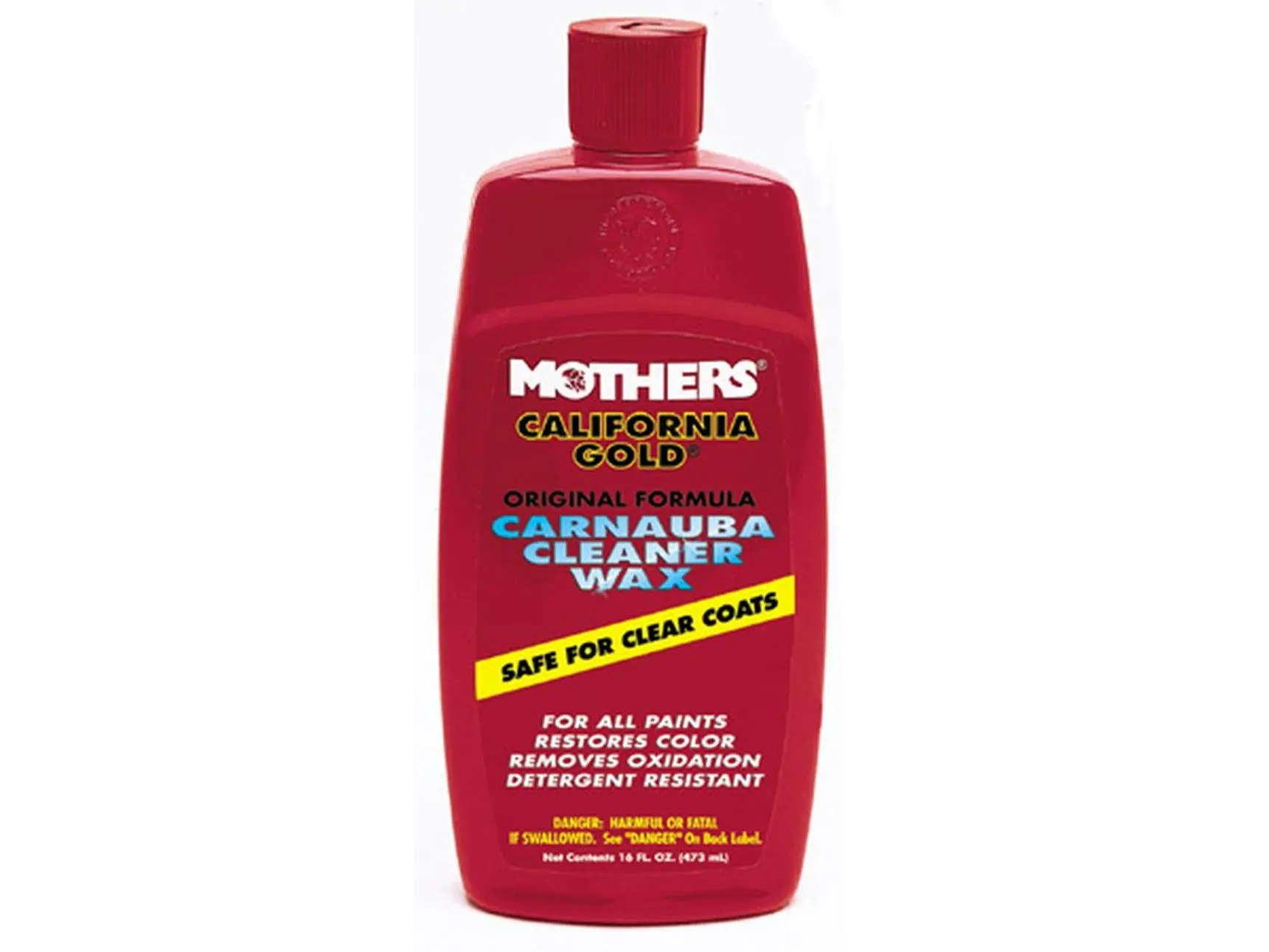 Mothers Carnauba Wax Cleaner - 16 Oz, Safe for All Paints, Removes Oxidation, Automotive Paint Care Product