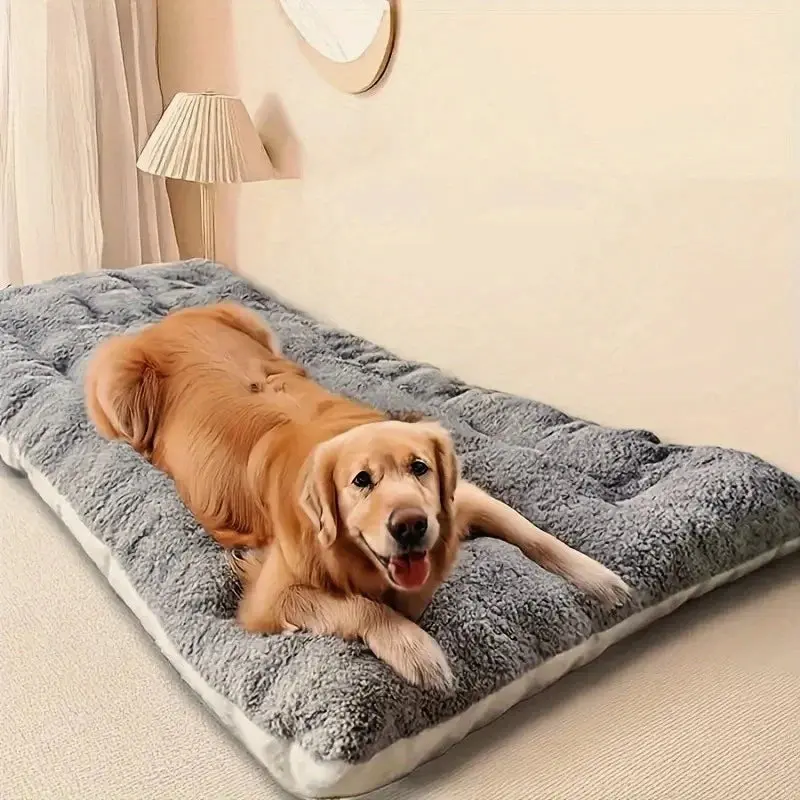 Large Plush Dog Bed Sofa – Super Soft & Washable