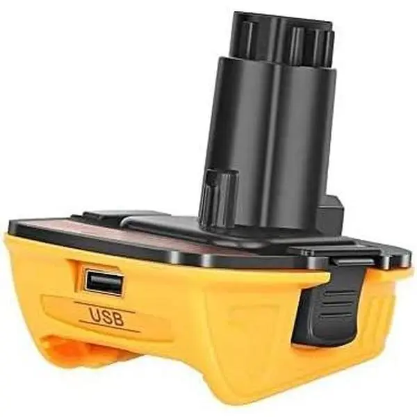 18V Advanced Lithium Replacement Battery (DCA1820) with USB Adapter, Cordless Power Tool Accessory for 18V Cordless Power Tools, Advanced Battery, Cordless Battery