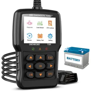 OBD2 Scanner Diagnostic Tool, Check Engine Light Code OBD2 Reader with Reset, I/M Readiness,  Tester, Mode 6, Mode 8, Plug & Play, Multilingual, Support All  After 1996