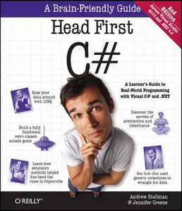 USED Book - Head First C#, 2E: A Learner's Guide to Real-World Programming with Visual C# and .NET by Andrew Stellman (Paperback) - english