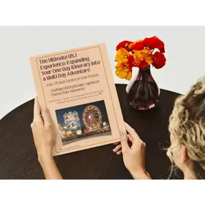 Universal Studios Japan 2026 Multi-Day Adventure Planner | Printed Booklet | Expand Your One-Day Itinerary into 2–3 Days | Super Nintendo World, Harry Potter & Seasonal Events Strategy Guide