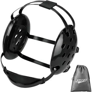 Wrestling Headgear, Youth & Adult Wrestling Gear with 5-Point Safety Strap System, 11 Vent Holes Ear Protection with Chin Cup & Portable Bag, Adjustable Size for Wrestling, MMA, BJJ
