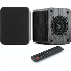 Powered Bluetooth Bookshelf Speakers, 40W Record Player Speakers with 3'' Dual Cone Drivers for Full Range in Powerful Sound, Stereo Speakers for Turntable PC TV AUX/Optical/TV-ARC Input