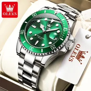 OLEVS 5885 Men's Classic Quartz Watch Date Luminous Waterproof Wristwatch