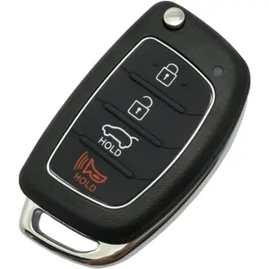 Replacement Key Fob Case for Hyundai Sonata and Santa Fe Flip Key Remote Control