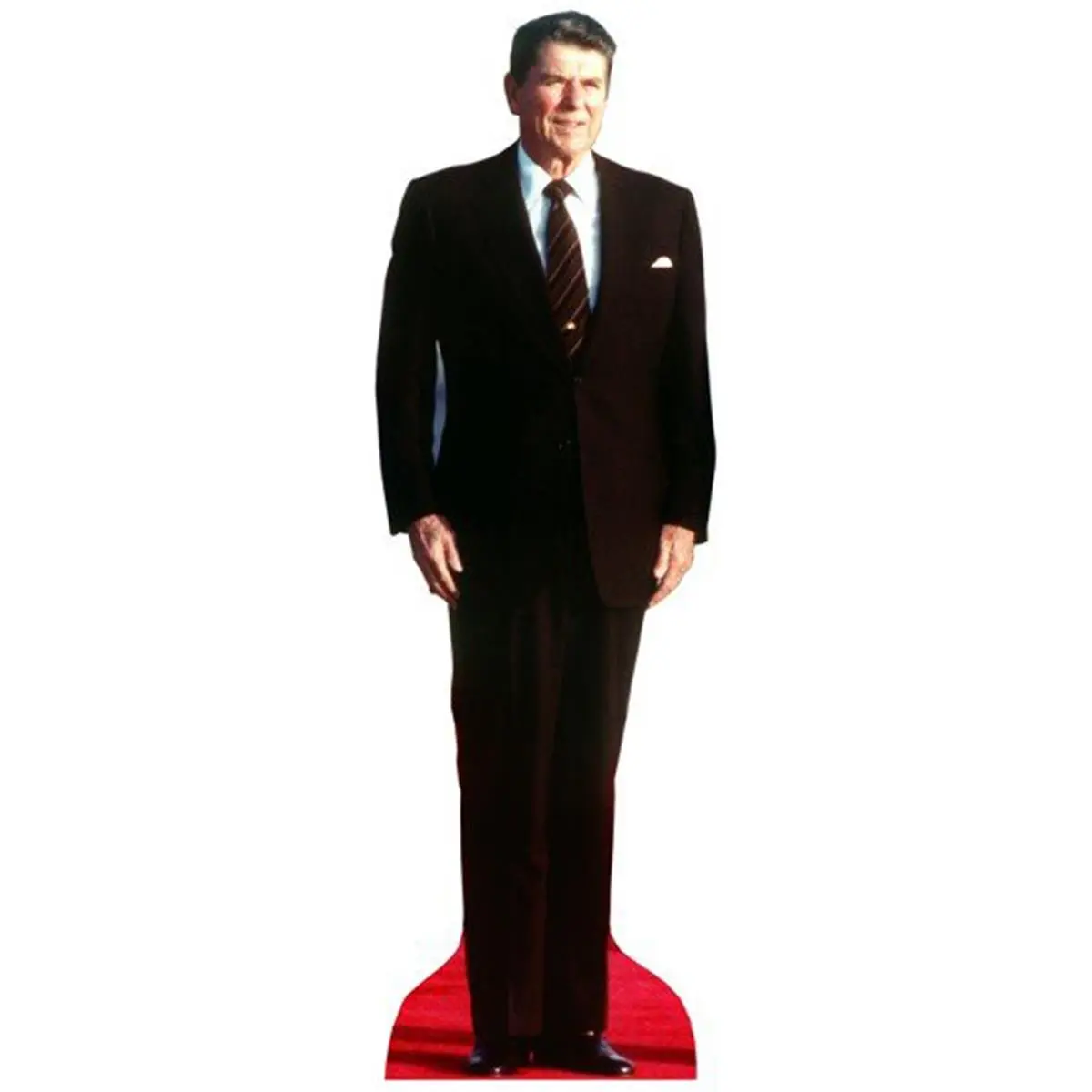 212 MAIN Heavy-Duty Sturdy Cardboard Photorealistic Life-Size Ronald Reagan Stand-Up Cutout, Home Decor for Party, Living Room