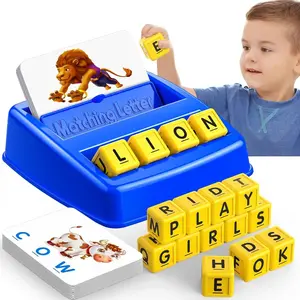 Letter Matching Game -Educational Toy for Ages 3-8 to Learn Spelling and Reading, ABCAlphabet Preschool Learning Activities, Preschool Learning Tool, Best Birthday Gift for Toddlers, Learning Materials