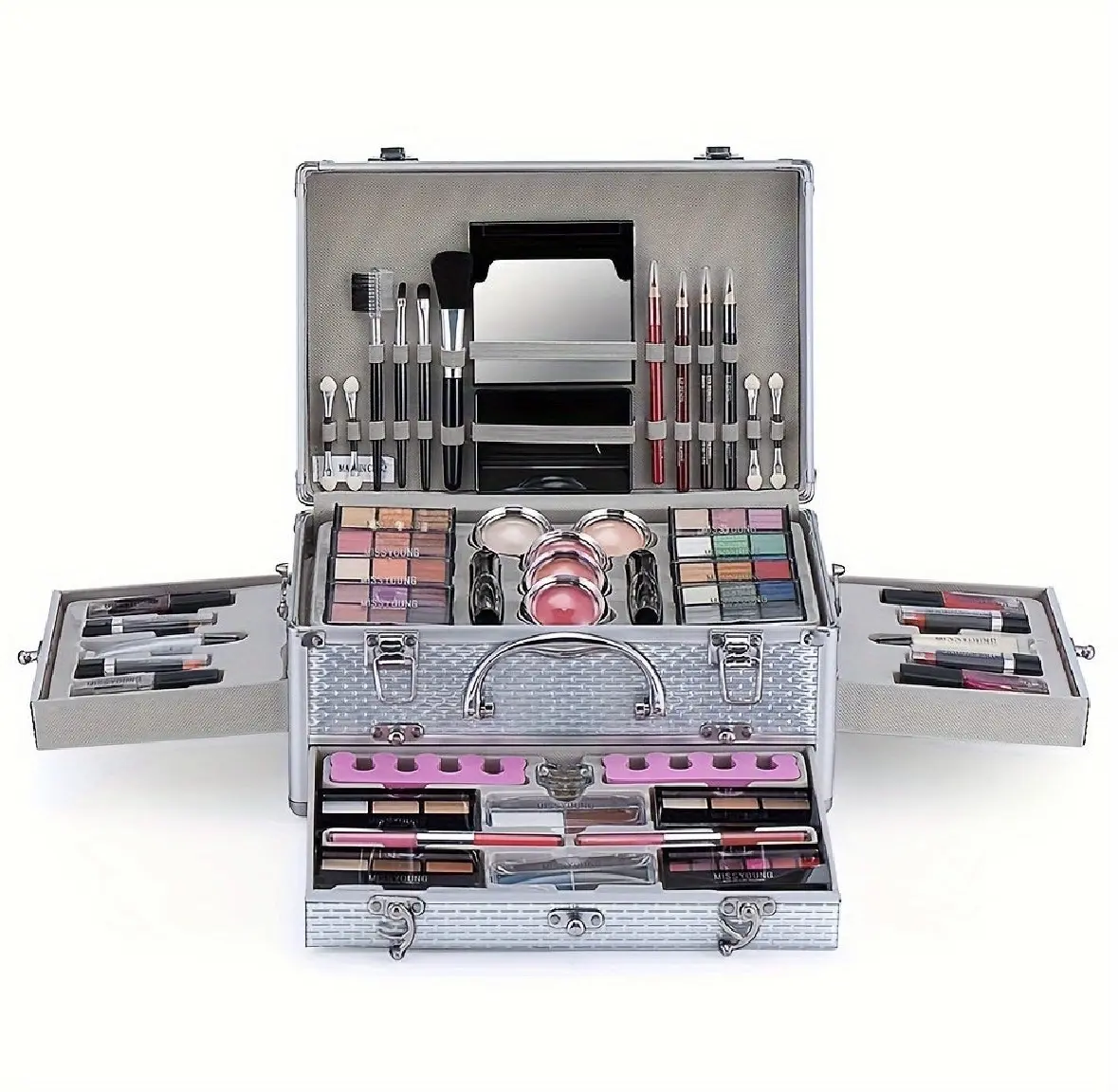 106 Piece Professional Makeup Set with Japan Origin - Comprehensive Cosmetic Kit for Makeup Enthusiasts
