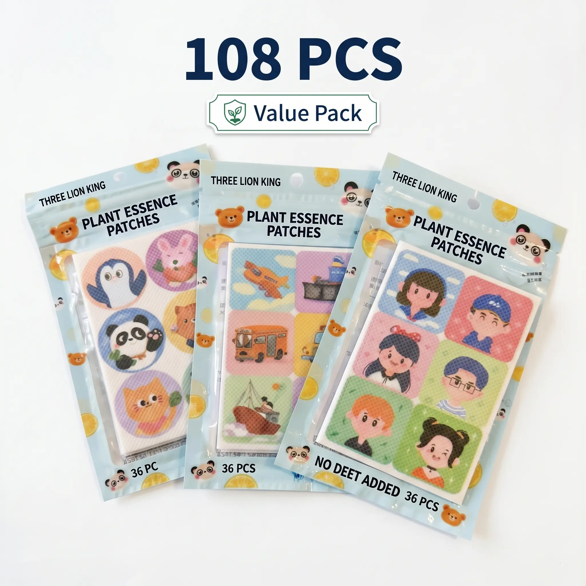 Animal & Insect Repellent Stickers – Adorable Animal Designs, Can Be Applied to Clothing, Backpacks, or Chairs, Keeps Effectiveness When Sealed