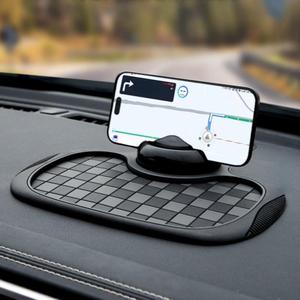 car anti-slip pad, multifunctional car phone holder with digital license plate, dashboard anti-slip storage pad, car interior accessories, phone holder for car, car floor mat, car accessory