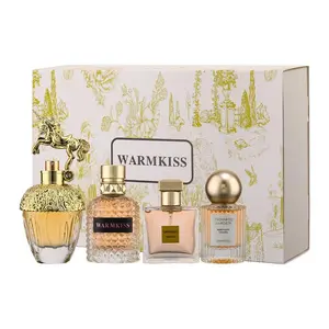 WARMKISS 4PCS Women's Perfume Set, Free Party Fragrance Gift Box with Unicorn & Floral Scents, Perfect for Daily Wear & Gifting