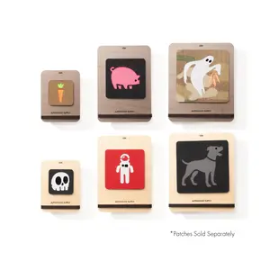 Wooden Tactical Patch Display Stand