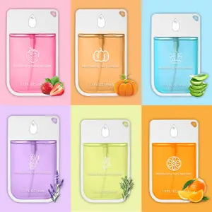 6pcs Moisturizing Portable Hand Sanitizer Spray Set, Travel Size Non-Irritating Formula, Formaldehyde-Free for All Skin Types