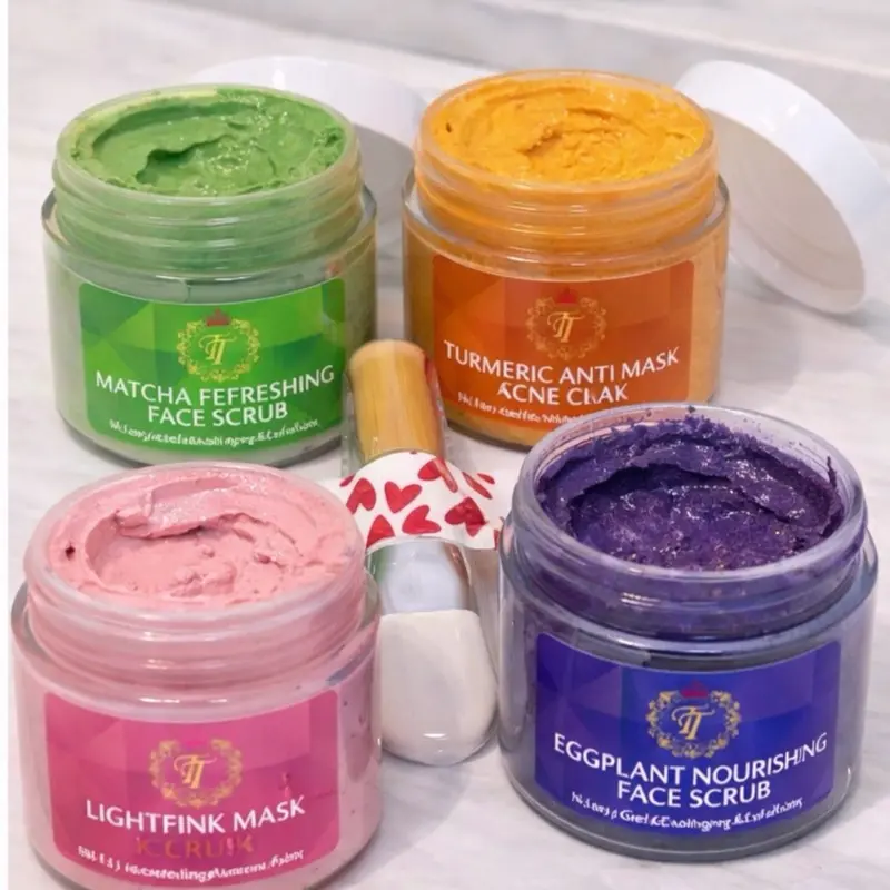 TINA TONER JUST GREEN MASK AND SCRUB SPA Clay Cleansing TINA TONER JUST GREEN MASK AND SCRUB SPA Clay Cleansing