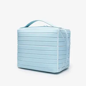 Foldable Waterproof Makeup Bag with Compartments Large Capacity Travel Storage Easy to Carry Durable Fashion Style Zipper Closure Lightweight Organiser Compact & Spacious