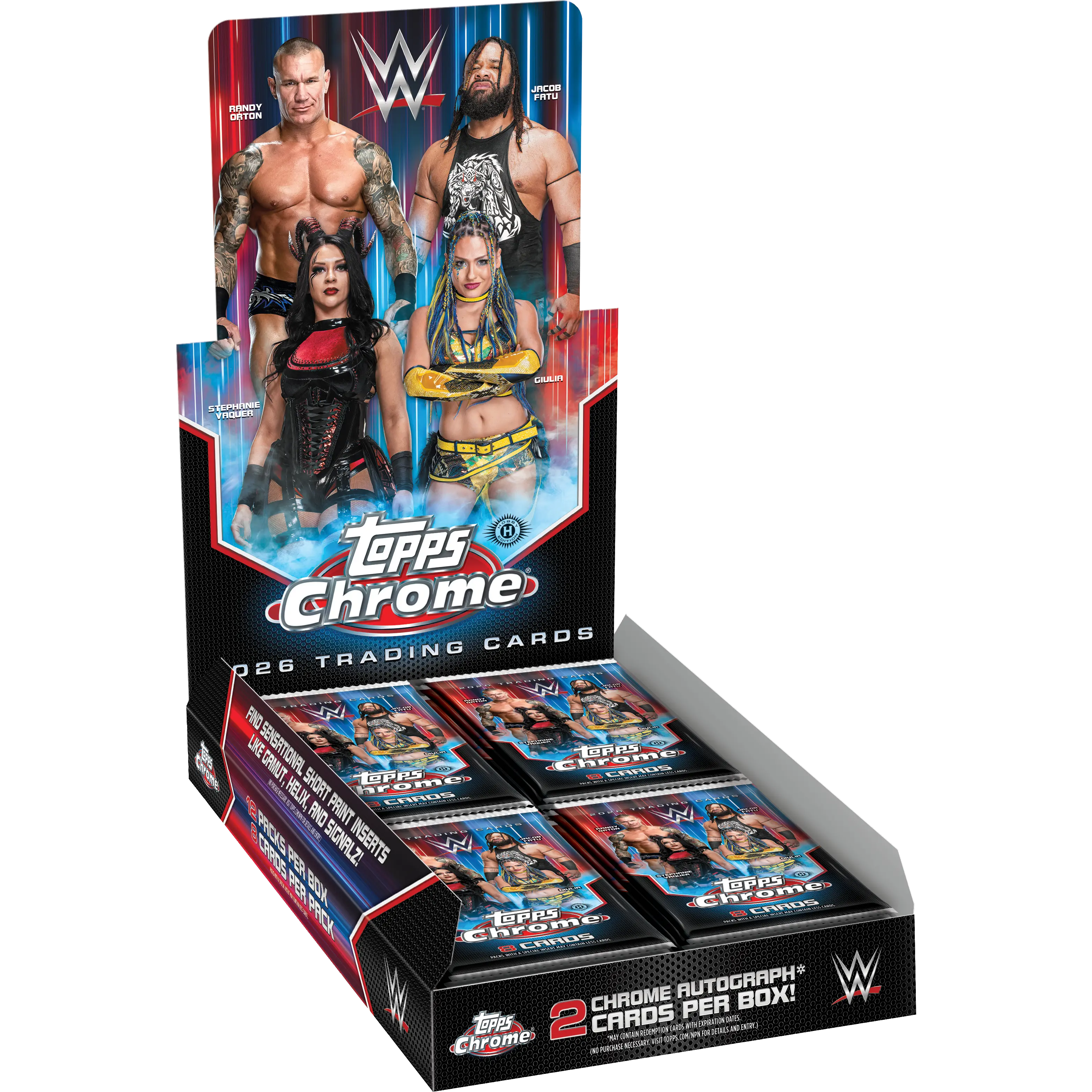 2026 Topps Chrome WWE Hobby Box