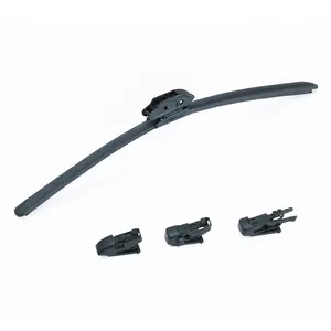 fathersdaygift VEVOR 19 Rubber Wiper Blades, 48 cm Universal Replacement Wind Shield Wiper, Low Noise Better Fit, with 4 Different Clips for most Car, Easy Installation