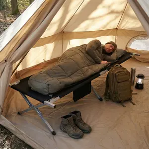 Folding Camping Cot Without Mat – Heavy-Duty, Portable Guest Bed for Camping, Travel, Outdoor & Indoor Use, Supports up to 880 lbs