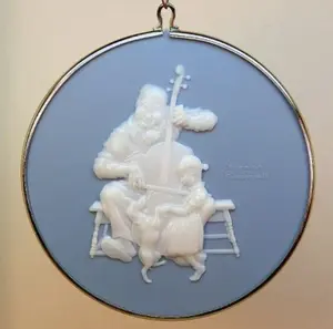 The Christmas Dance - Norman Rockwell #8 Cameo - Hallmark Keepsake Ornament 1987