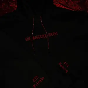 TMI F&F ANGEL NUMBER HOODIE BLACK AND RED