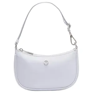 Lululemon City Essentials 1L Mini Tote Bag with Adjustable Strap and Logo Design for Women in Starch Blue