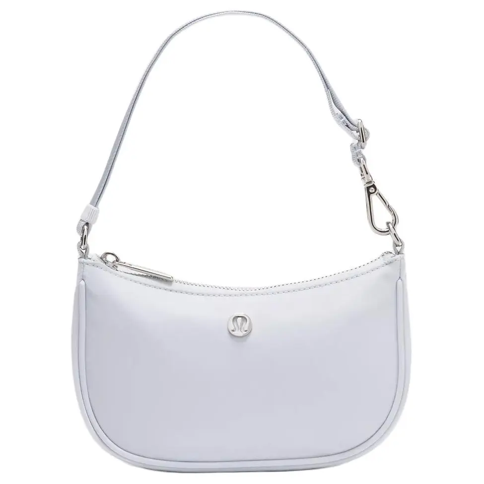Women's Lululemon City Essentials 1L Mini Tote Bag - Lightweight Crossbody Bag with Adjustable Strap, Logo Design in Starch Blue