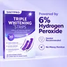 SAKYPRORAL Purple Whitening Strips With Hydrogen Peroxide – Dentist-Level Ingredient for Long-Lasting Results | ACTUALLY Removes Stains, Not Just Color Correcting, 4 Shades Whiter in 7 Days, 14/28 Strips