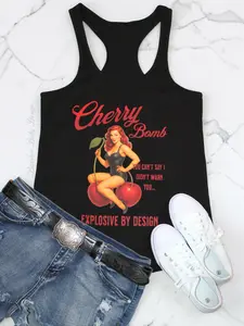 Cherry Bomb Graphic Tank