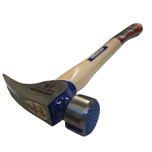 19oz Claw Hammer, Hickory Handle California Framer Hammer (Specialty Power Tool for Framing Tasks)