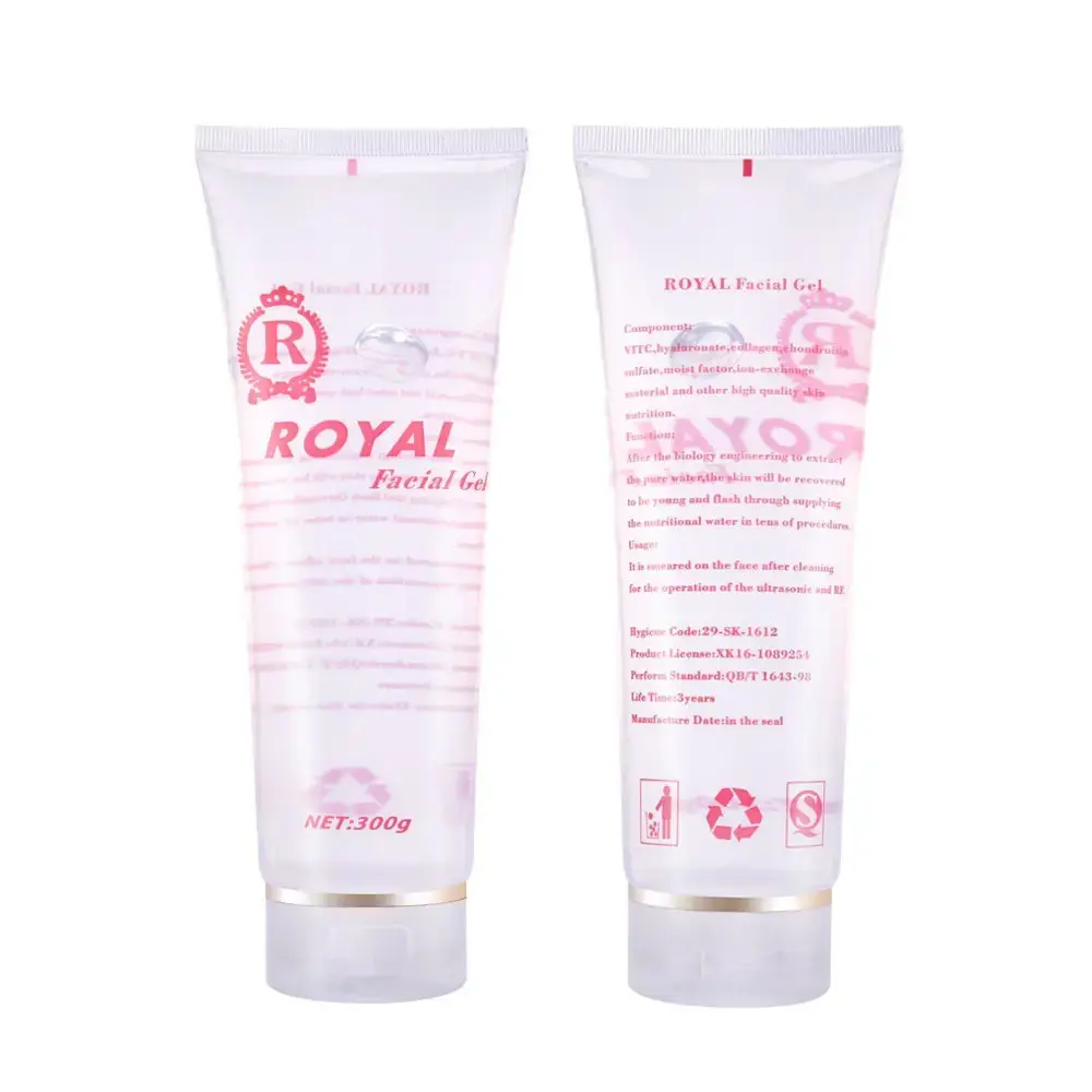 Royal Facial Gel - Ultrasound Clear Gel for RF Facial Machine, Firm Anti Aging, Moisturizing, Gentle Hydrating Sensitive, Face Tightening Cream - 300g - Clearance( 300ML)