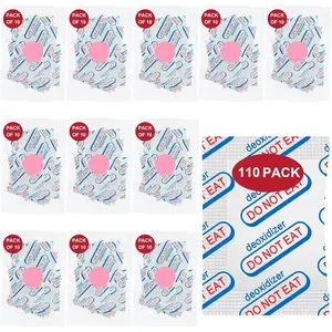 110 Packs 100CC Food Grade Oxygen Absorbers (10 Packs in Individual Vacuum Bag, 11x Packs of 10), Oxygen Absorbers for Food Storage, with Oxygen Indicator, for Mylar Bags, Mason Jars, Canning