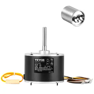 VEVOR Condenser Fan Motor OGD1016, Summervibes, 1/6 HP 208-230V Condenser Fan Motor 1075RPM, OEM Standard Upgraded Replacement Condenser Motor Reversible Rotating, Explosion-proof CBB65 5μF/370V Capacitor