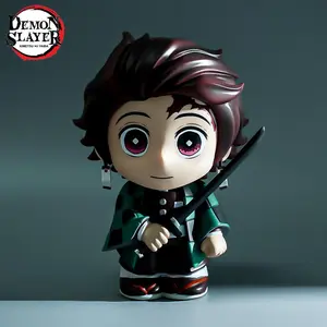 L-1PC Demon Slayer Officially Licensed Anime Style Deposit Box Savings Practical Add Interest to Life To Meet the Fans Love Shape Home Furnishing Desktop Decoration Birthday Party Good Gift