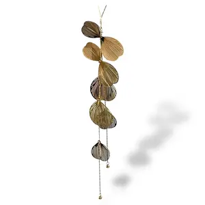 Golden Petal Cascade Necklace-Gold LM