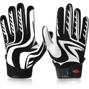 Football Gloves Youth Enhanced Grip Wide Receiver Gloves Football Gloves Youth Enhanced Grip Wide Receiver Gloves