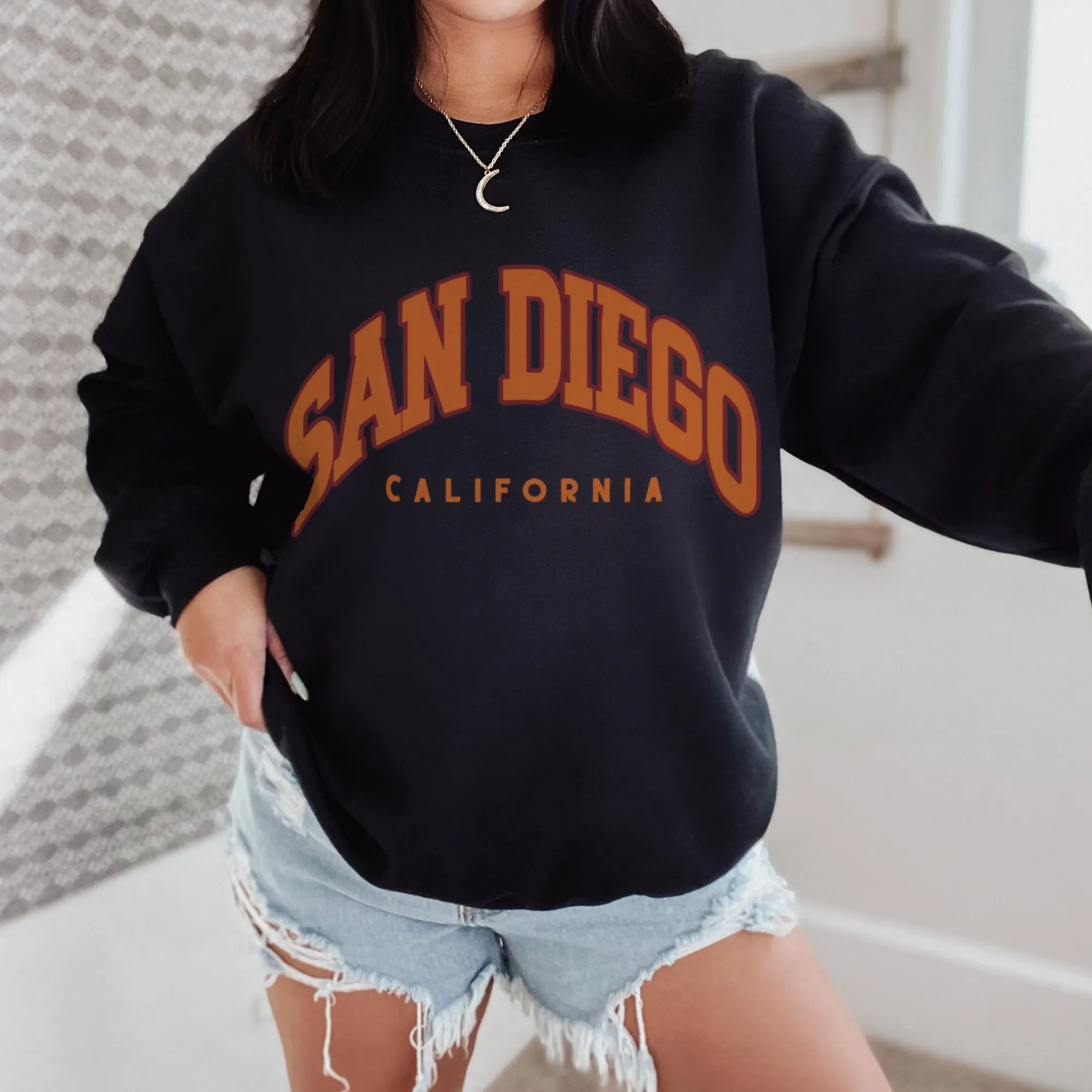 San Diego Sweatshirt, San Diego university Crewneck, San Diego crewneck, San Diego shirt, California Sweatshirt