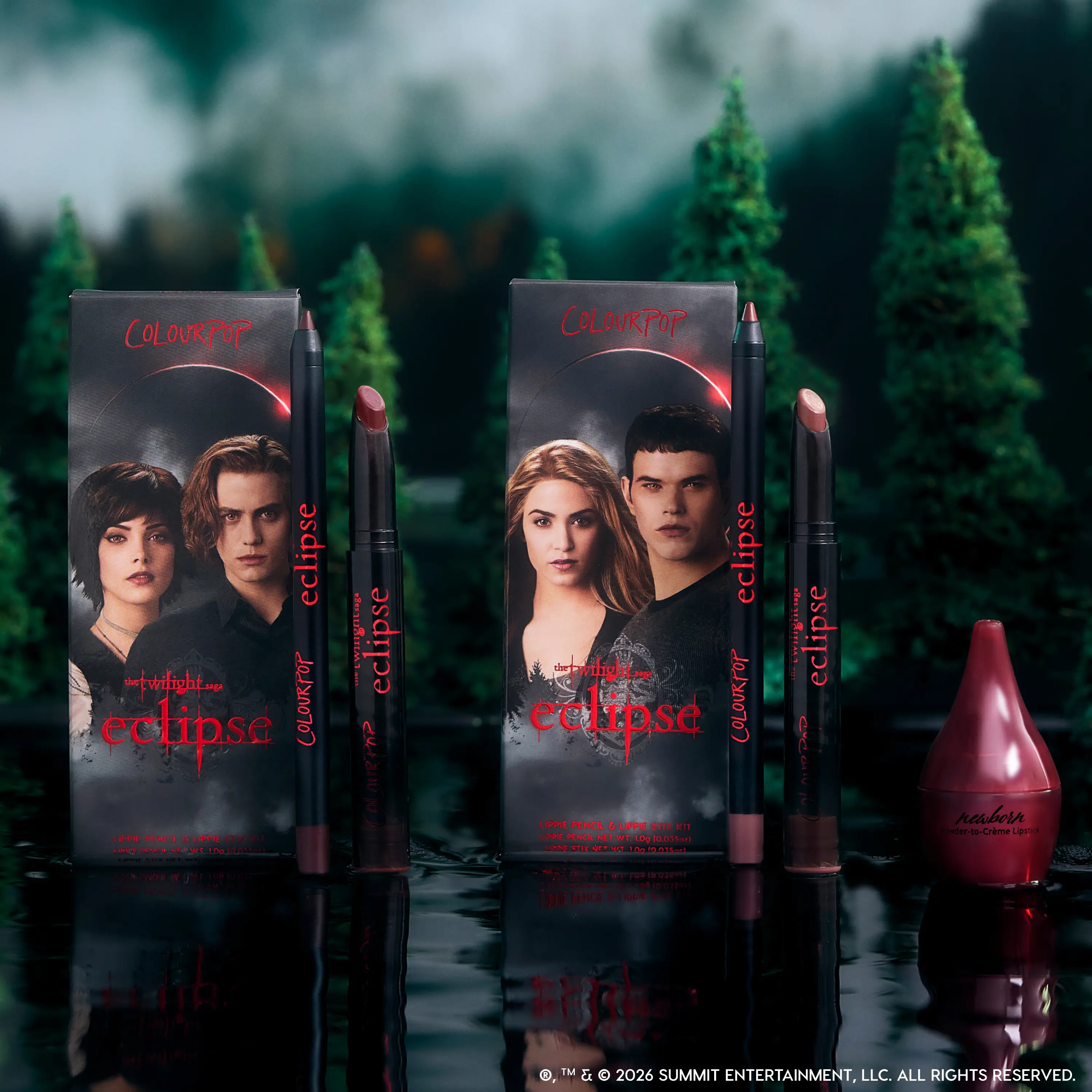 ColourPop x The Twilight Saga Eclipse Just Bitten Limited Edition Lip Kit with Lippie Pencil & Powder-to-Crème Lipstick
