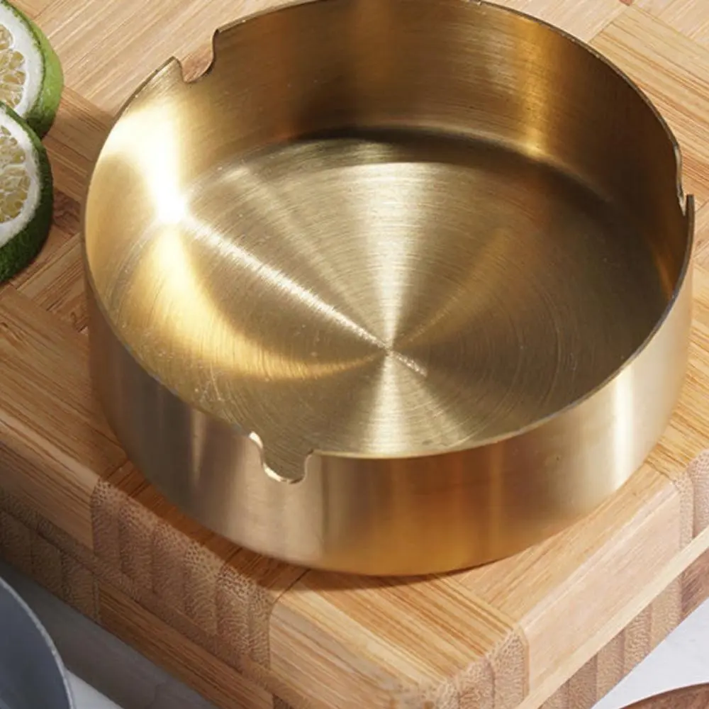 Durable Stainless Steel Ashtray, Thickened Design, Ideal for Home, Internet Cafes, Bars, Nightclubs, 1 Piece
