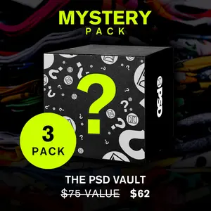 PSD Mens The PSD Vault Mystery Boxer Brief 3-Pack Bundle - Standard Length 7 Inch Inseam, Soft, Stretchy, and Breathable Poly Blend Fabric Menswear Prints and Plain Boxer Briefs for Activewear or Lounging