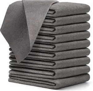 10Pcs Thickened Kitchen Cleaning Cloth, Water-Absorbent Magical Glass Cleaning Cloth, Reusable Lint-Free Magic Fibre Microfibre Cleaning Cloth, Suitable for Wiping Kitchens, Windows, Glass, Cars, and Stove or Island Cleaning.